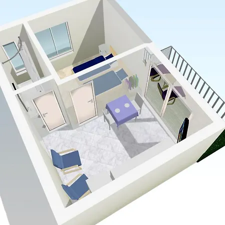 Beautiful For Two Persons With Sea View In Near The